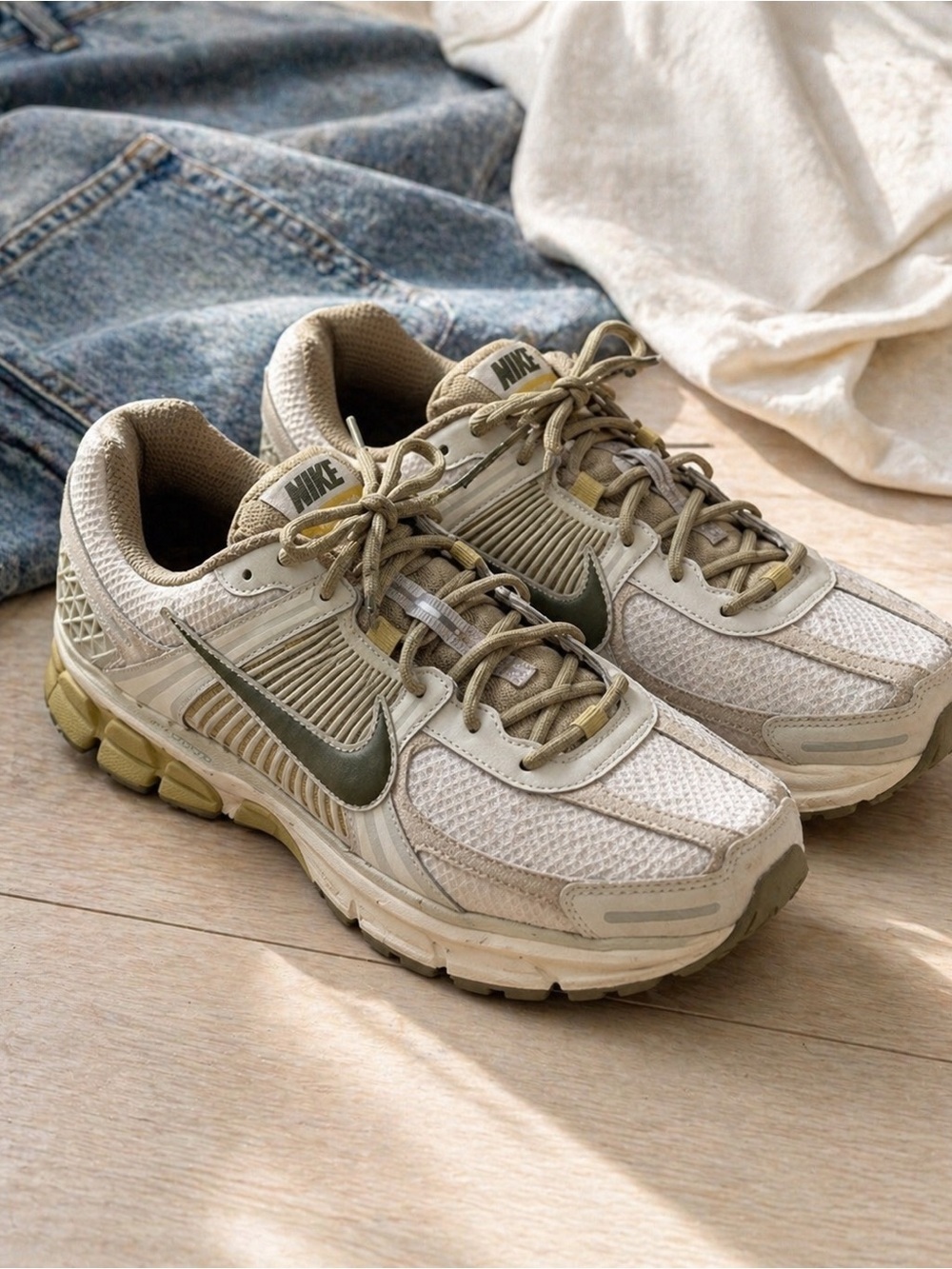 Nike Zoom Vomero 5 Olive Khaki Men’s 12 Retro Running Sneaker Y2K Dad Shoe